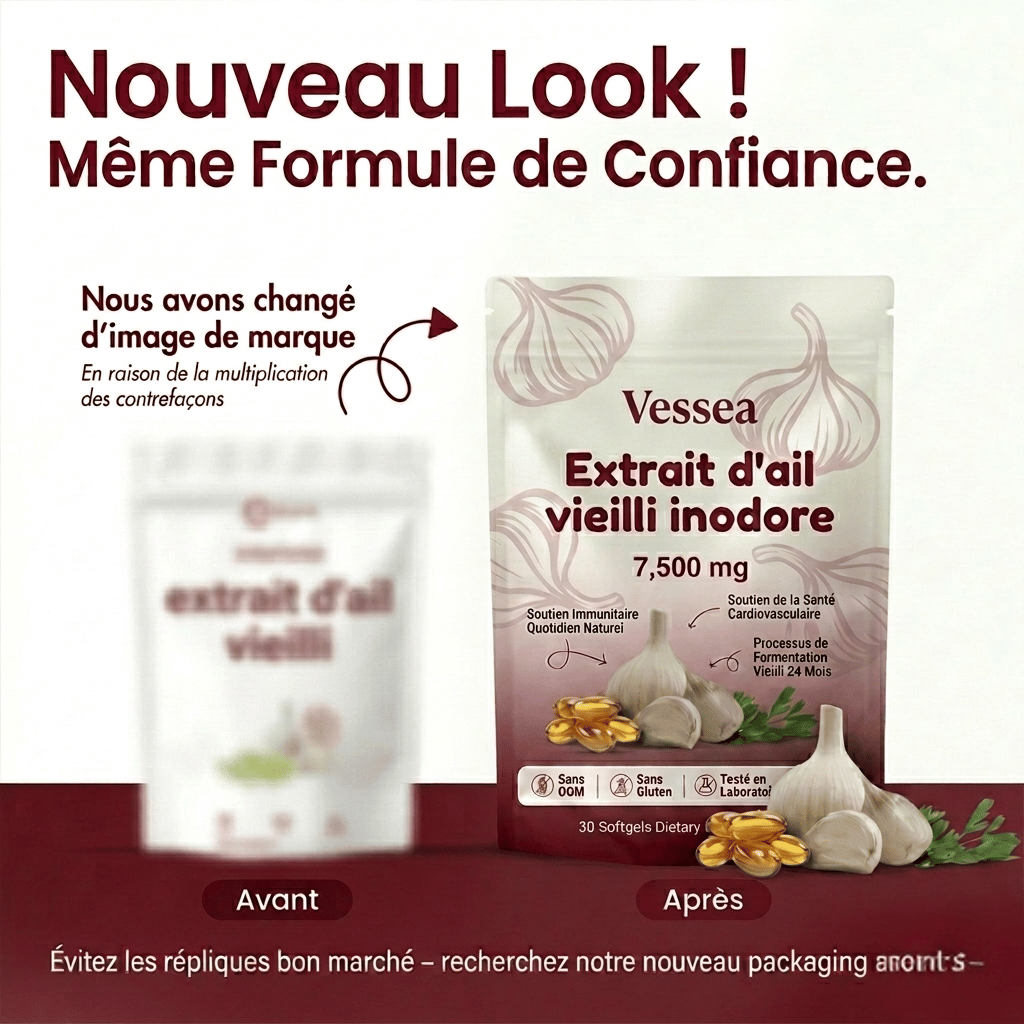Vessea Extrait d'ail vielli